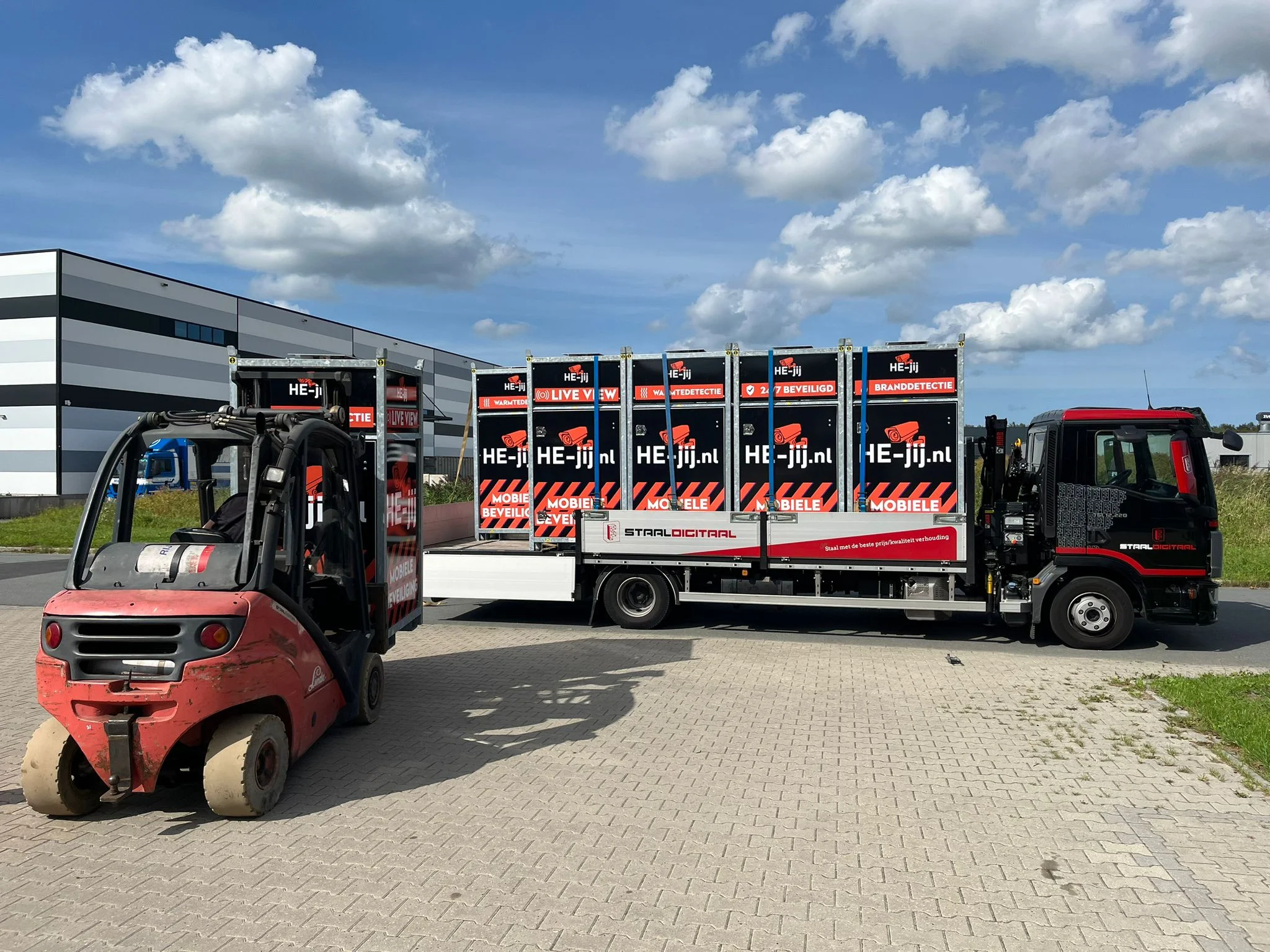 Mobiele beveiliging met camera's